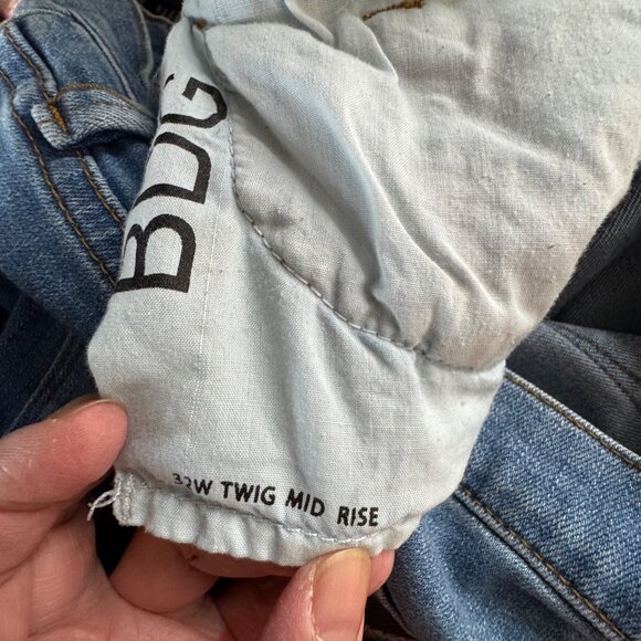 BDG Urban Outfitters Twig Skinny Mid Rise Ankle Jeans Women's Size 32W - Picture 8 of 15